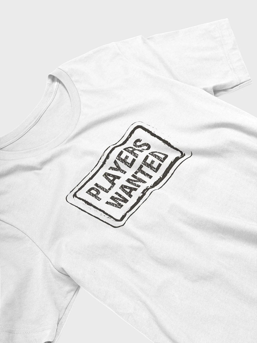 Players Wanted Board Game Shirt on White (Board Game Gift, Nerdy Geeky Shirt for Board Game Convention GenCon) product image (2)