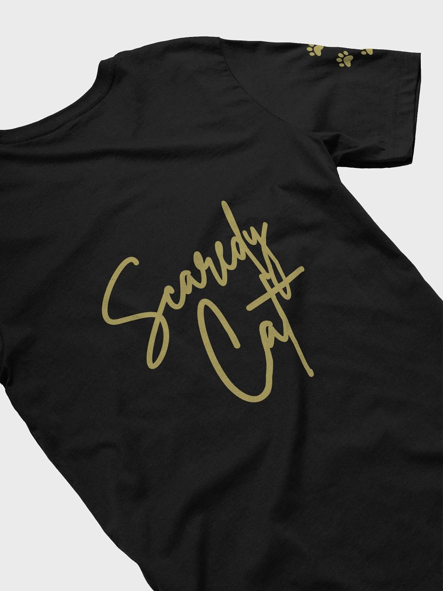 Scaredy Cat Cartoon Cat Tee product image (7)