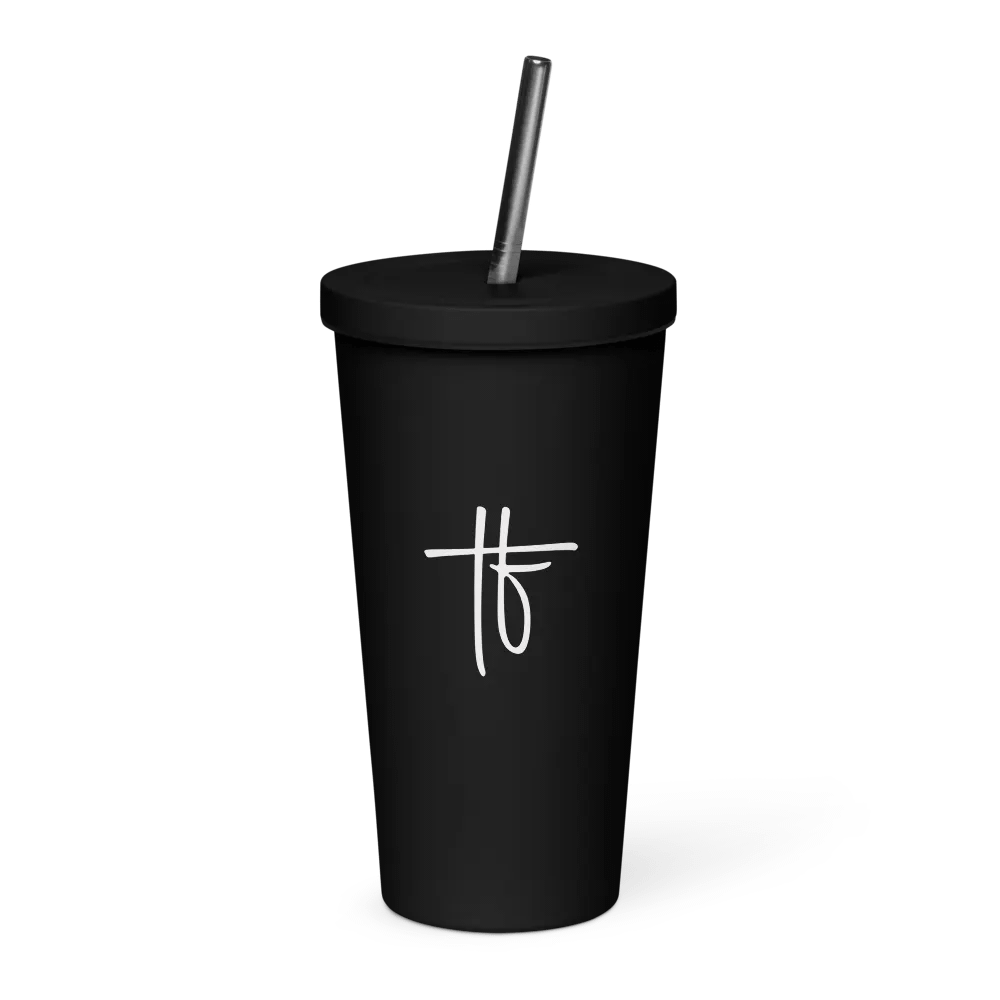 TF Insulated Tumbler with a Straw product image (1)