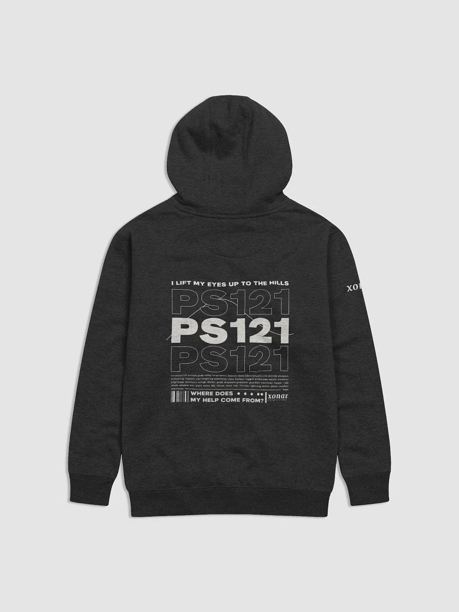 PS121 Hoodie Black (back) product image (1)