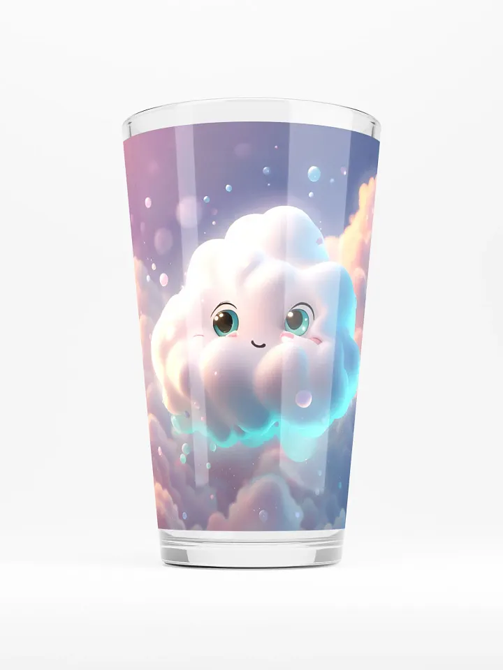 Cute Cloud Pint Glass product image (1)