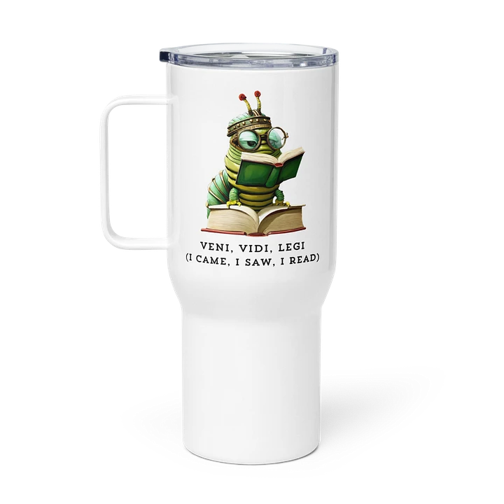 Latin Bookworm Travel Mug product image (1)
