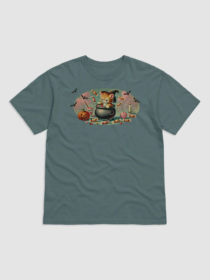 Halloween Cauldron Kitten Comfort Colors T-Shirt product image (2)