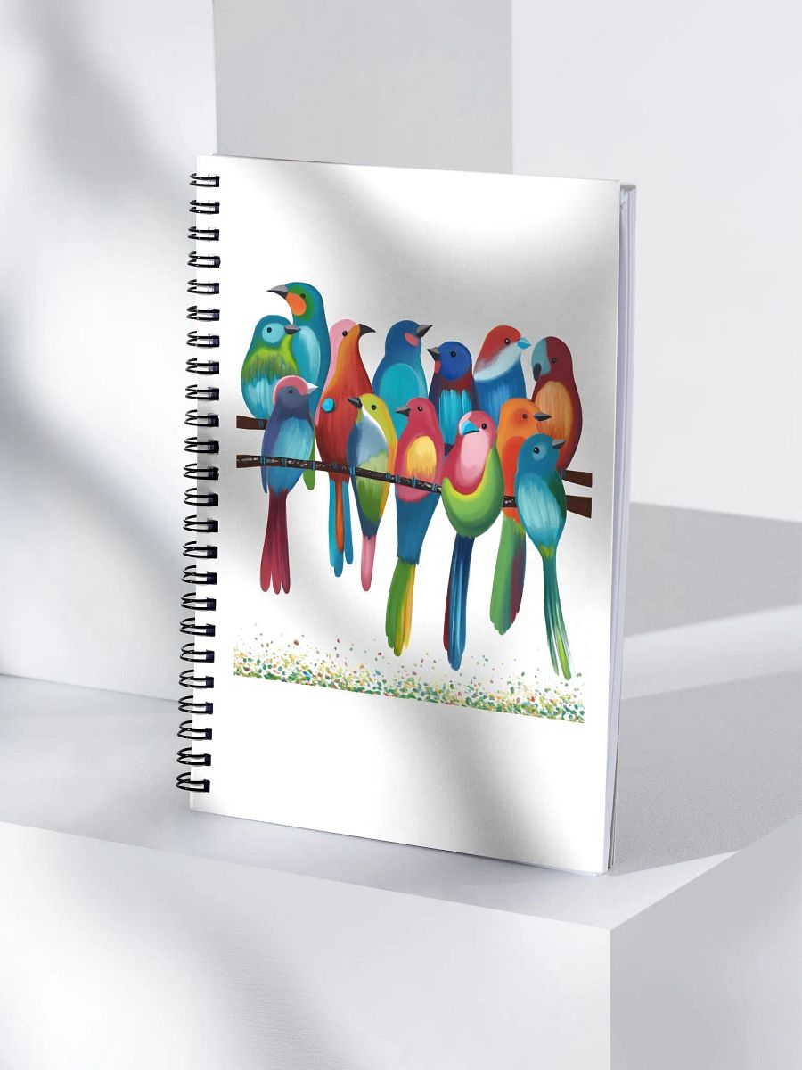 Avian Harmony Spiral Notebook product image (4)