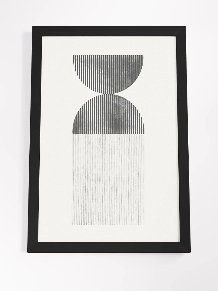 Geometric Harmony Framed Poster – Modern Art with Timeless Appeal product image (1)