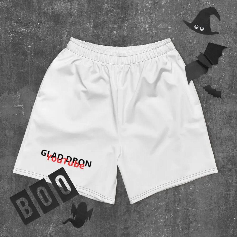 YouTube-Inspired All-Over Print Athletic Shorts product image (12)