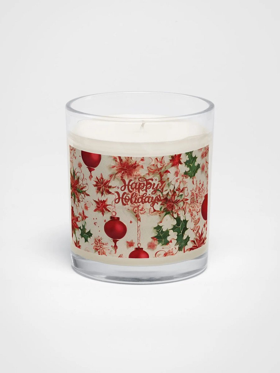 Festive Holiday Soy Wax Candle gift for friends moms colleagues product image (1)