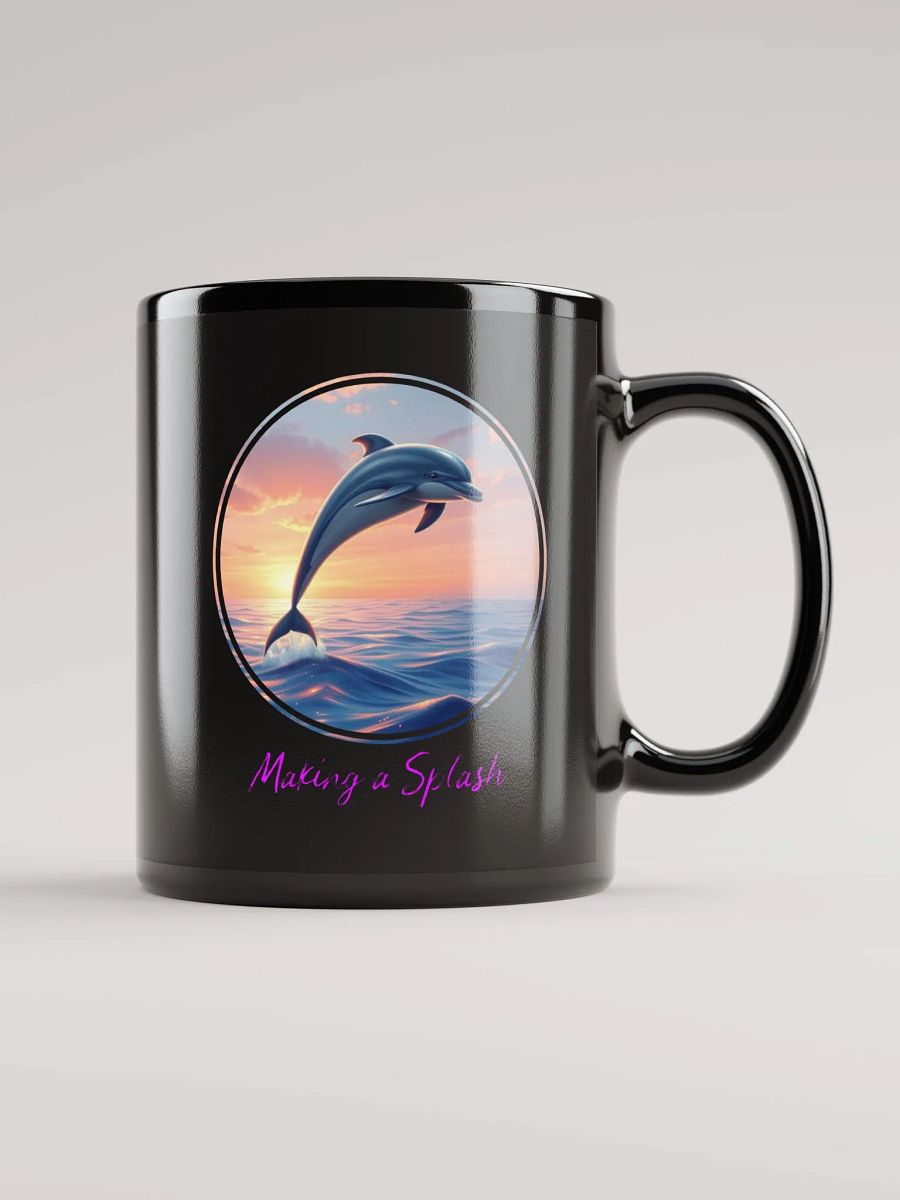 "Making a Splash" Dolphin mug product image (1)