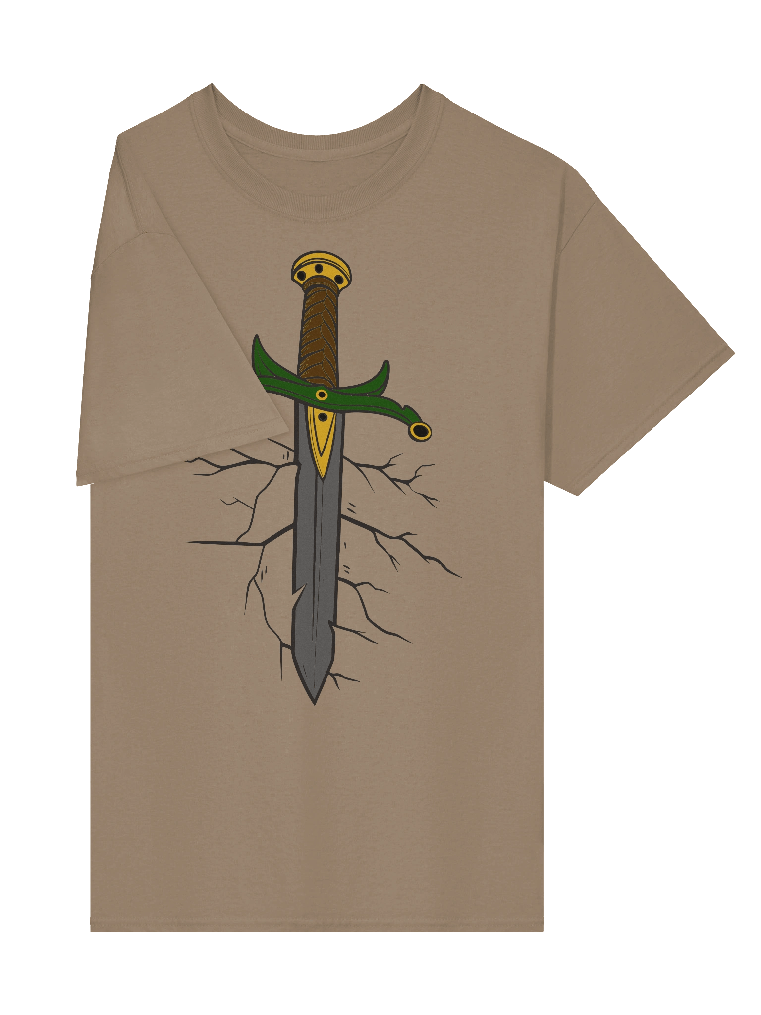 Cracked Steel Guardian Sword T-Shirt product image (4)