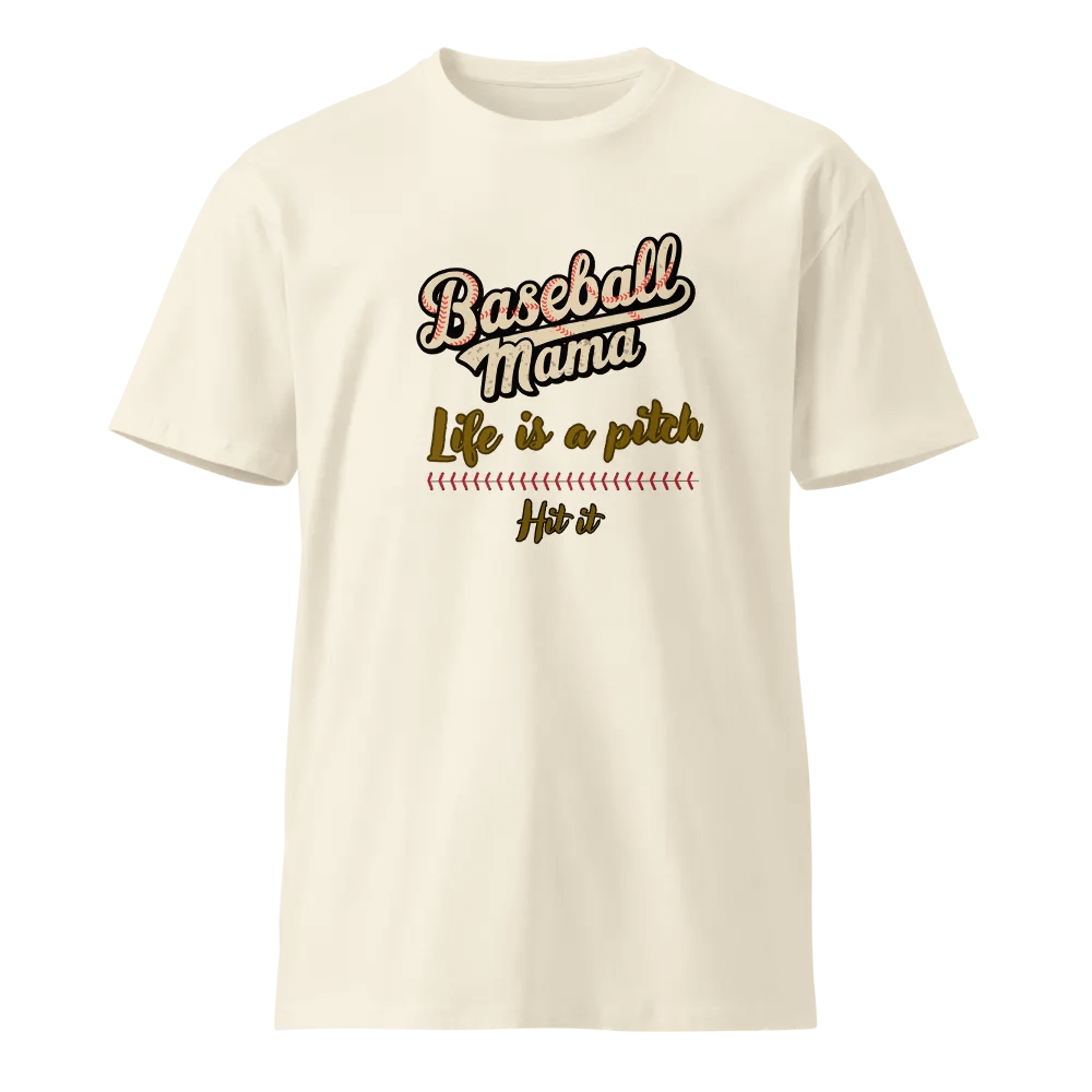 Baseball Mama 'Life is a Pitch' T-Shirt product image (1)