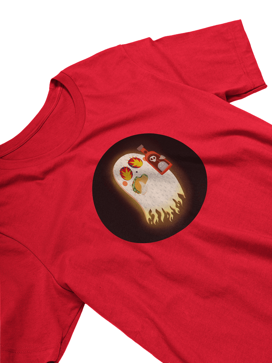 Little Ghost Hot Sauce Taco - T-Shirt product image (3)