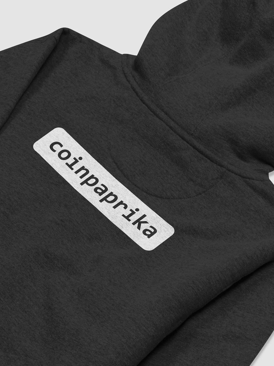 Minimal black coinpaprika hoodie product image (4)