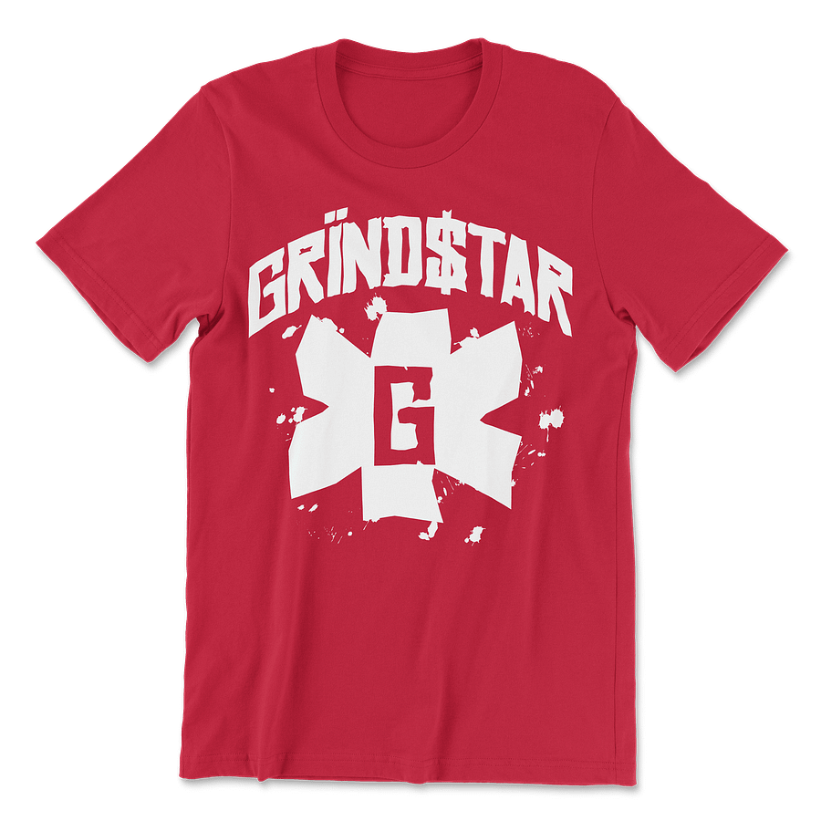 GRIND STAR WHITE EMBLEM TEE product image (5)