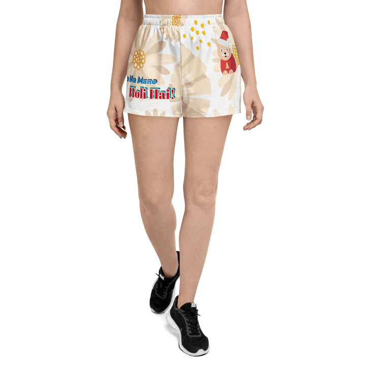 Copy of 🎨🌸 Holi Special High-Waisted Athletic Short Shorts – Celebrate in Color! product image (1)