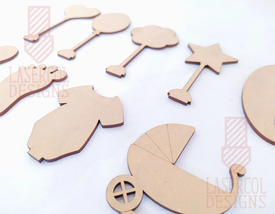 Baby Shower Gift- Laser Cut Files product image (6)