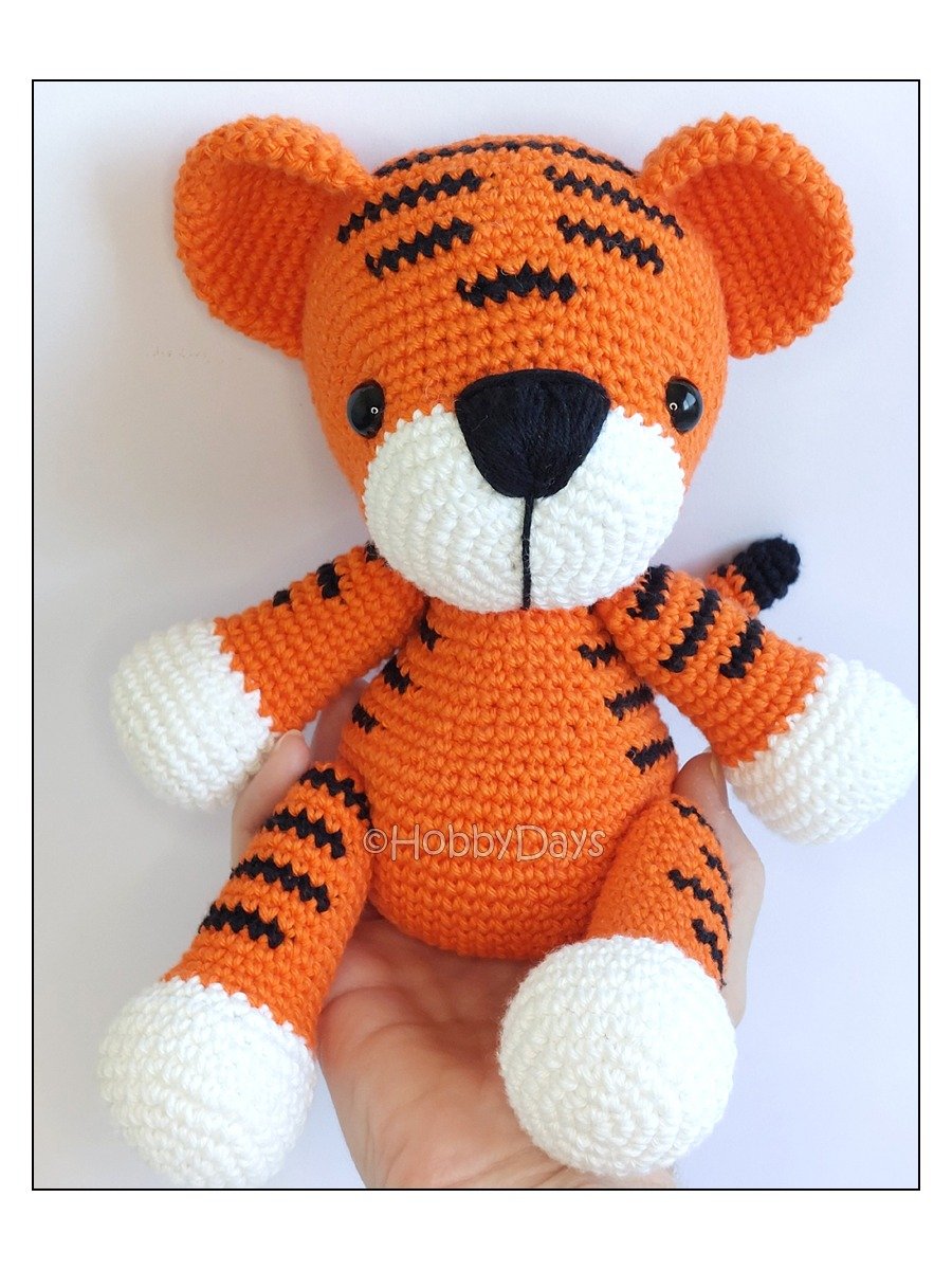 USA PATTERN - Amigurumi Crochet Tiger product image (6)