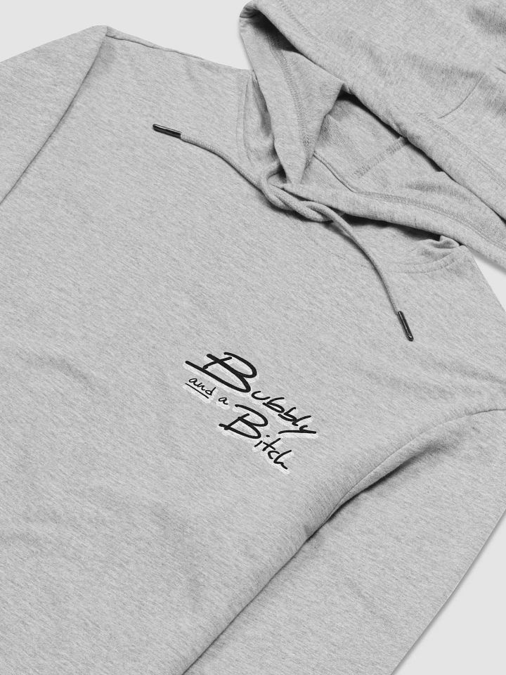 Bubbly and a B*tch (sm. shadow design) printed unisex lightweight hoodie product image (1)