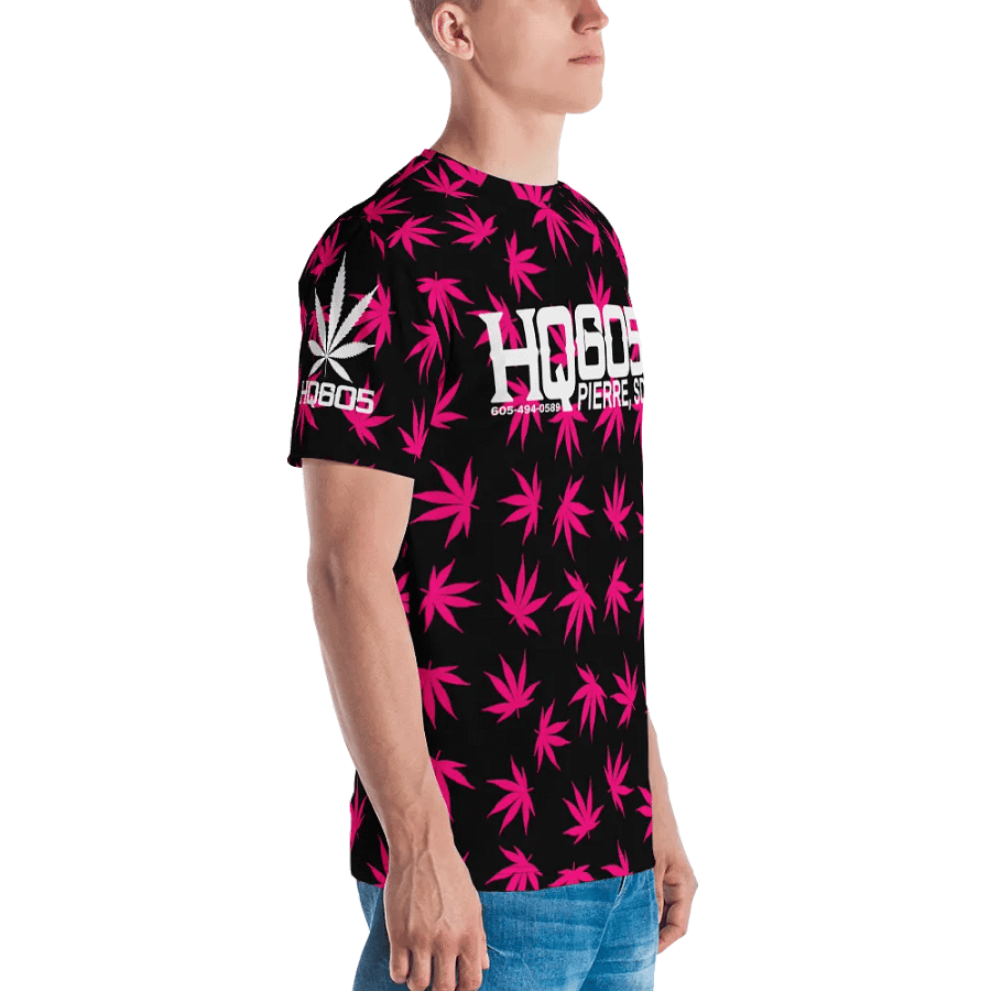 HempQuarters Pink Marijuana Leaf Shirt product image (4)