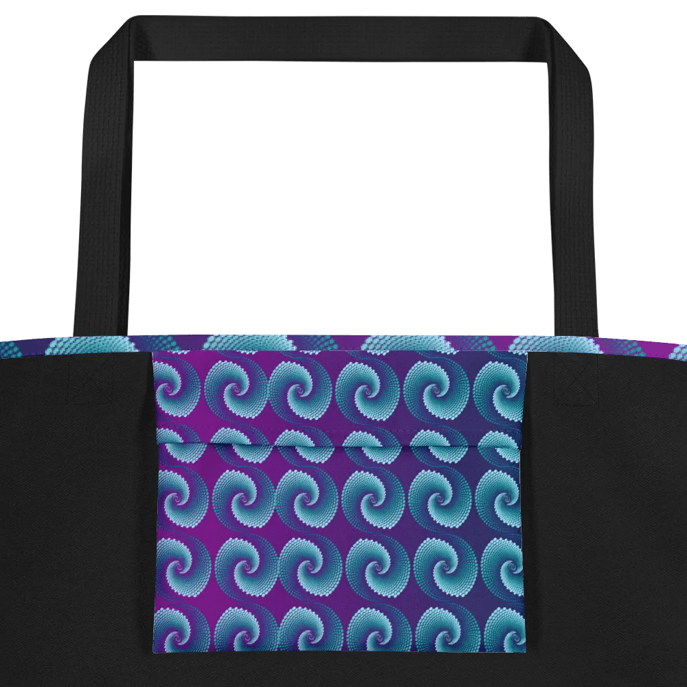 Spiral Symphony Large Tote Bag for arty ladies moms friends product image (2)