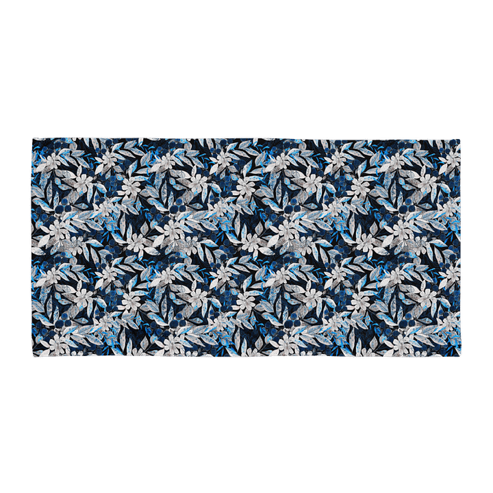 Blue White Garden Towel product image (1)