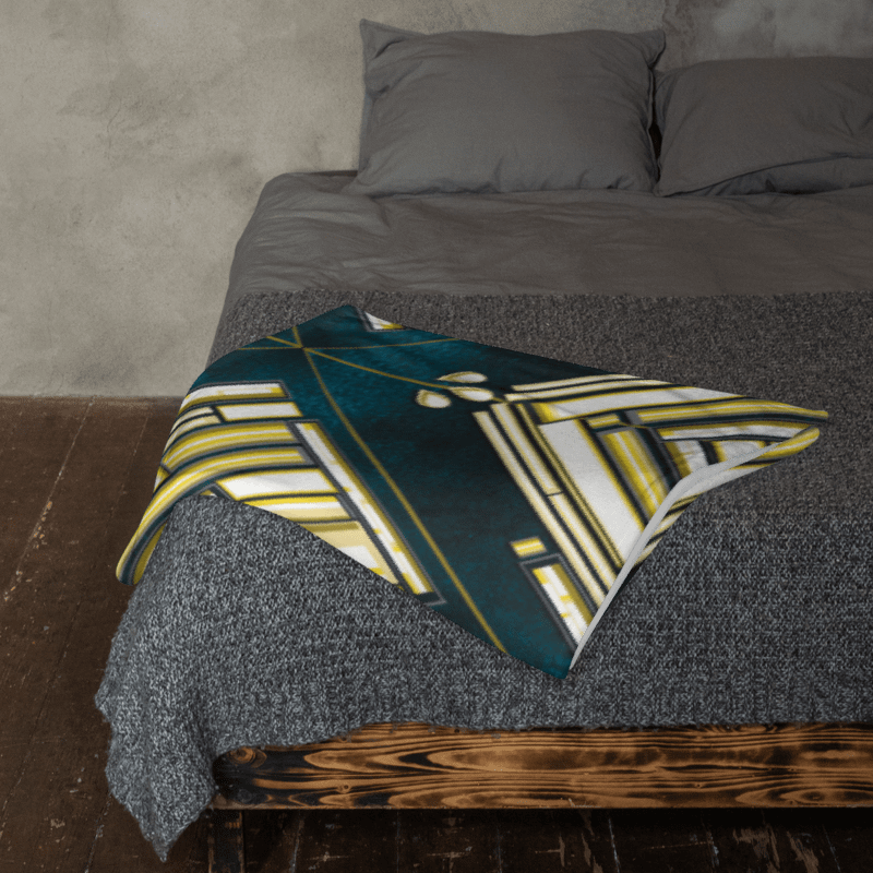 Gilded Glamour Flapper's Delight Throw Blanket | by Monique Faella Designs™ product image (9)