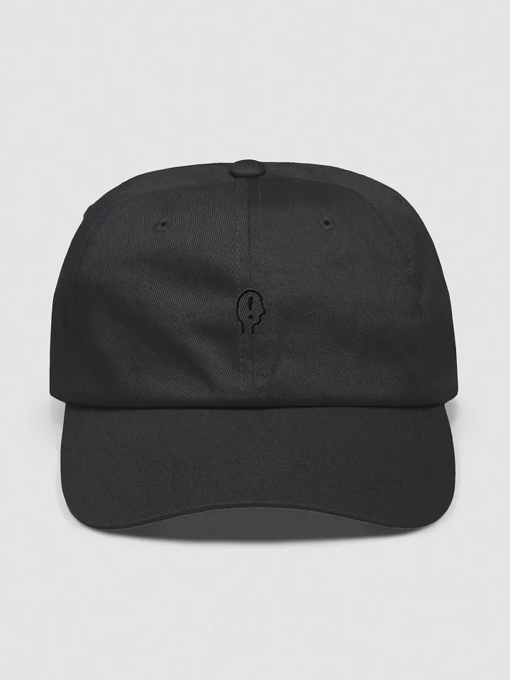 EXCLAIMING MENTALLY (sm. design, black thread) classic dad hat product image (6)