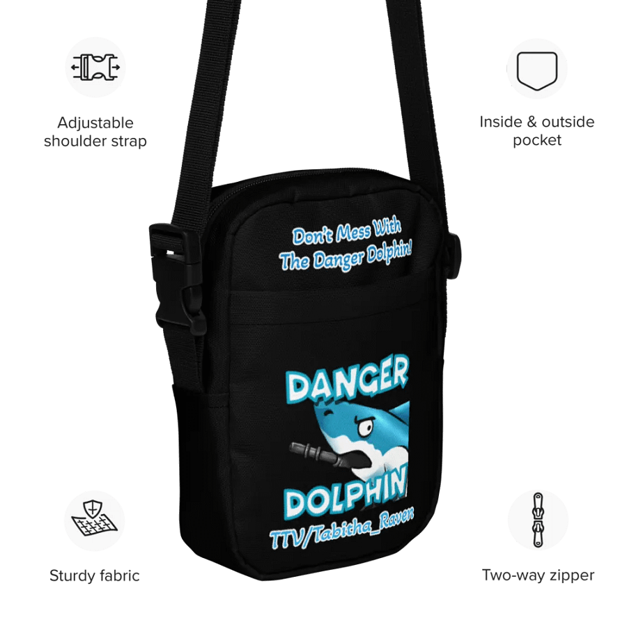 Danger Dolphin Utility Crossbody Bag product image (11)