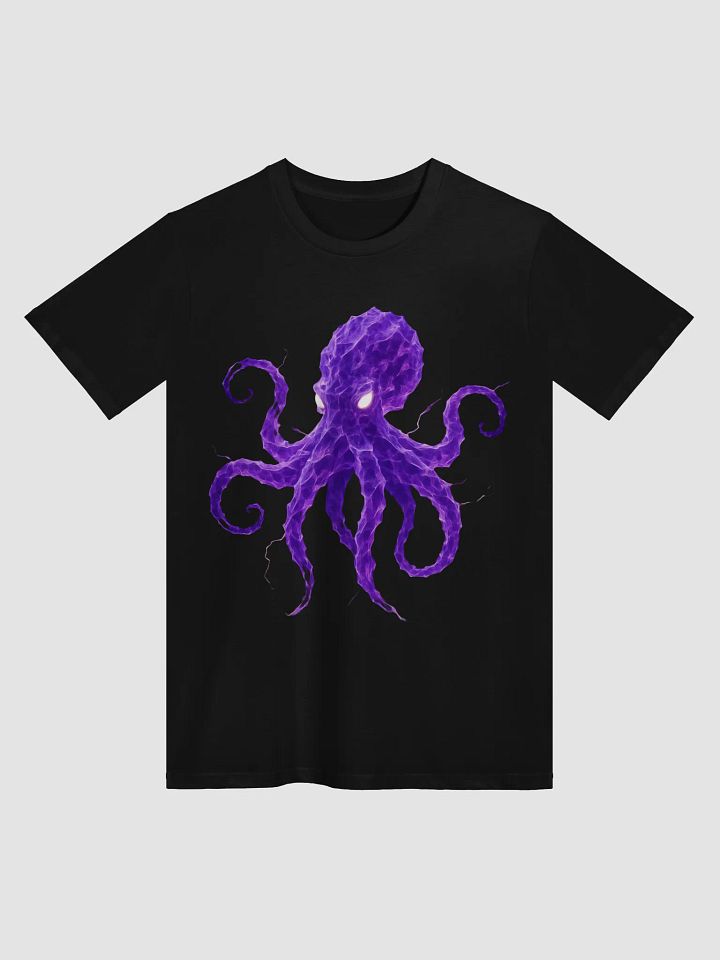 Purple Electric Octopus Adult Shirt product image (5)