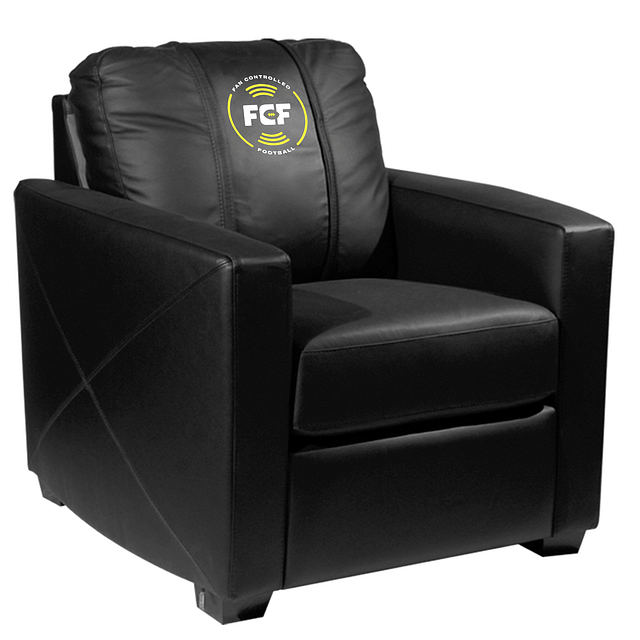 Silver Club Chair with Fan Controlled Football League Logo product image (1)