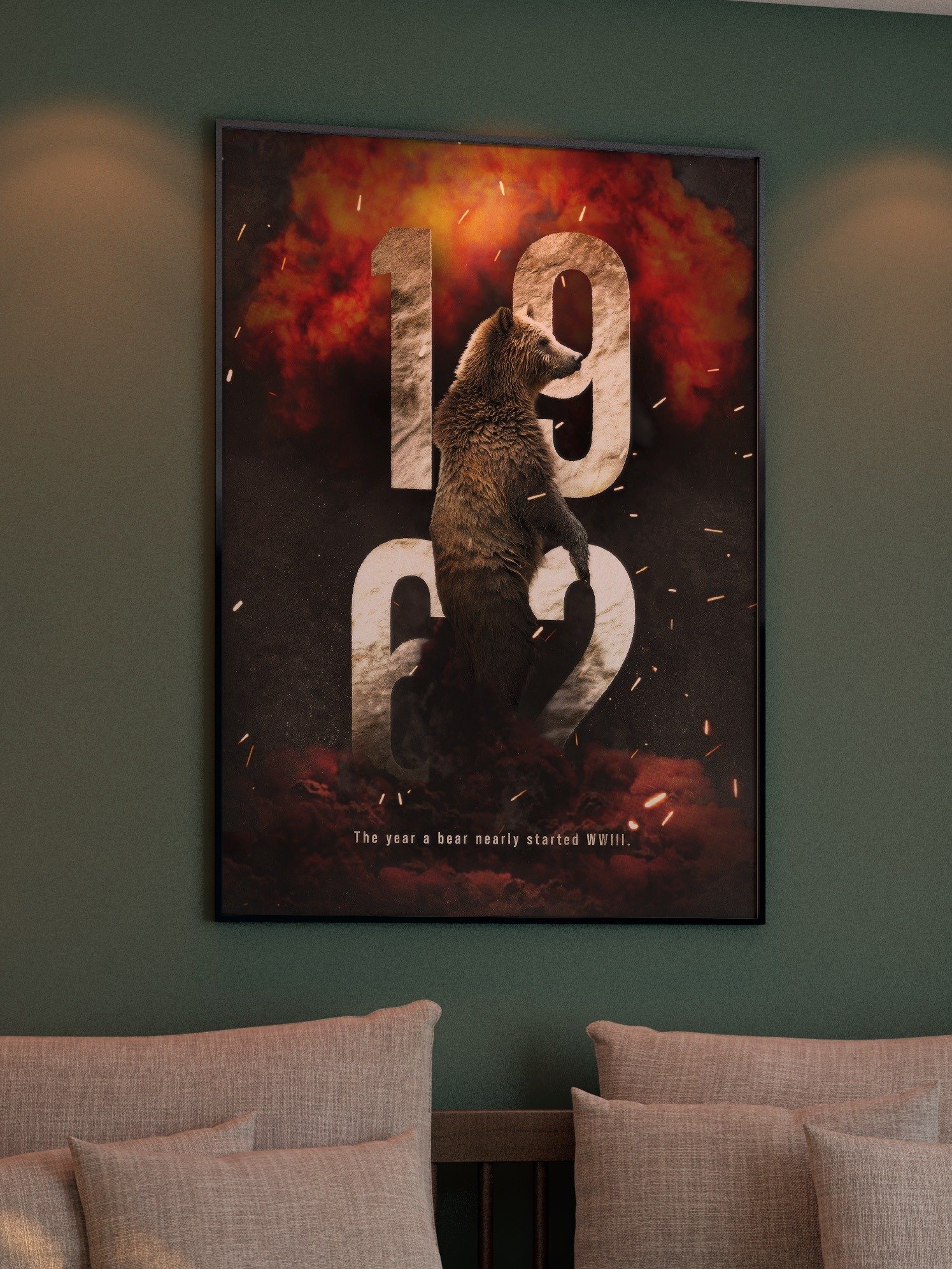 1962 - The Year a Bear Nearly Started WW3 (Framed Poster) product image (3)