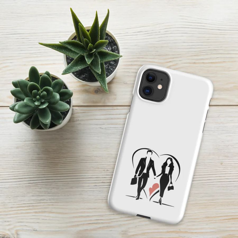 Modern Love Logo Snap Case for IPhone (White) product image (8)