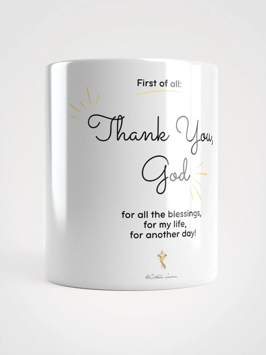 "Thank You, God" Gratitude Mug product image (1)