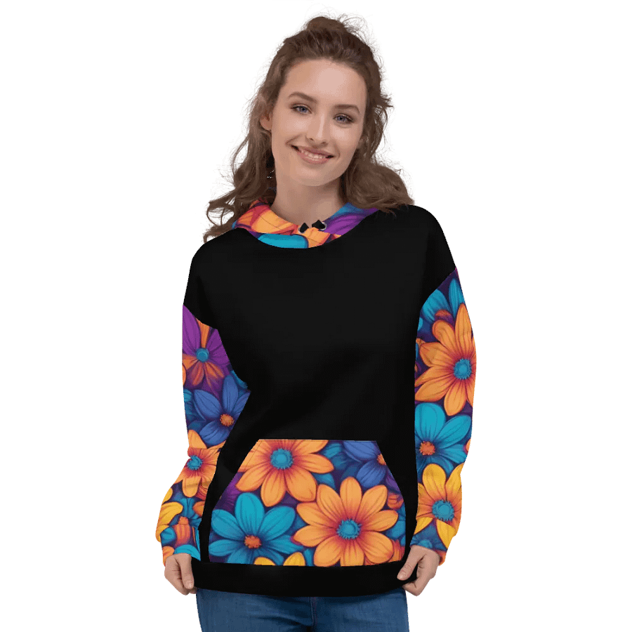Blooming Kaleidoscope Unisex Hoodie product image (3)