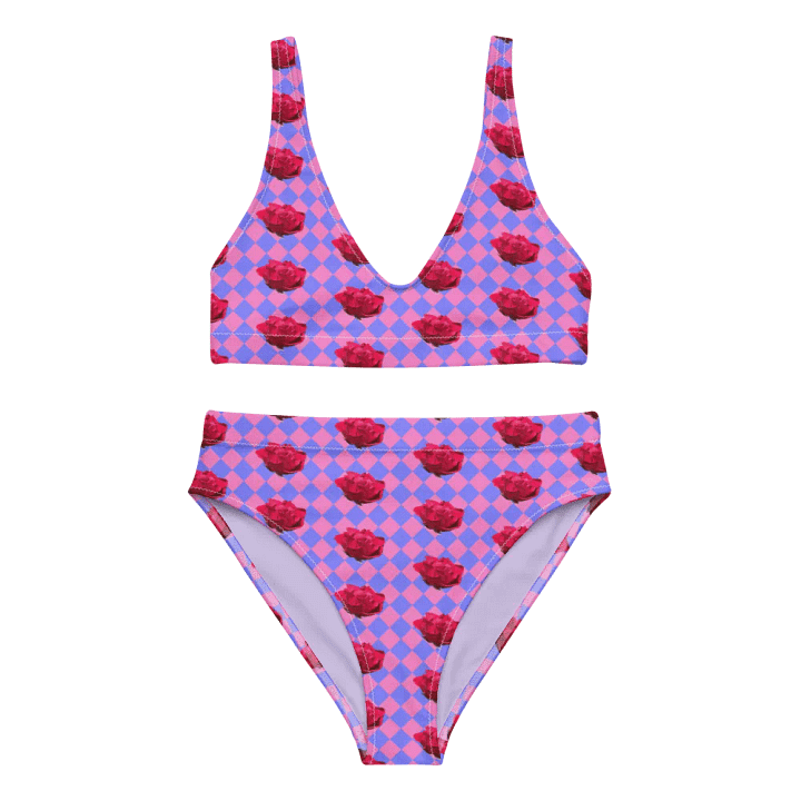 Rosy bikini {melon and periwinkle} product image (2)
