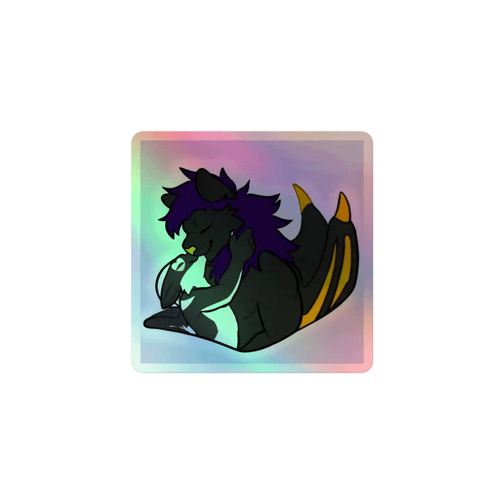 Obsidian and orca kiss sticker product image (1)