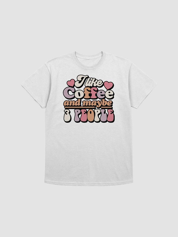 Retro Coffee Bliss: Pastel Perfection Tee! product image (2)