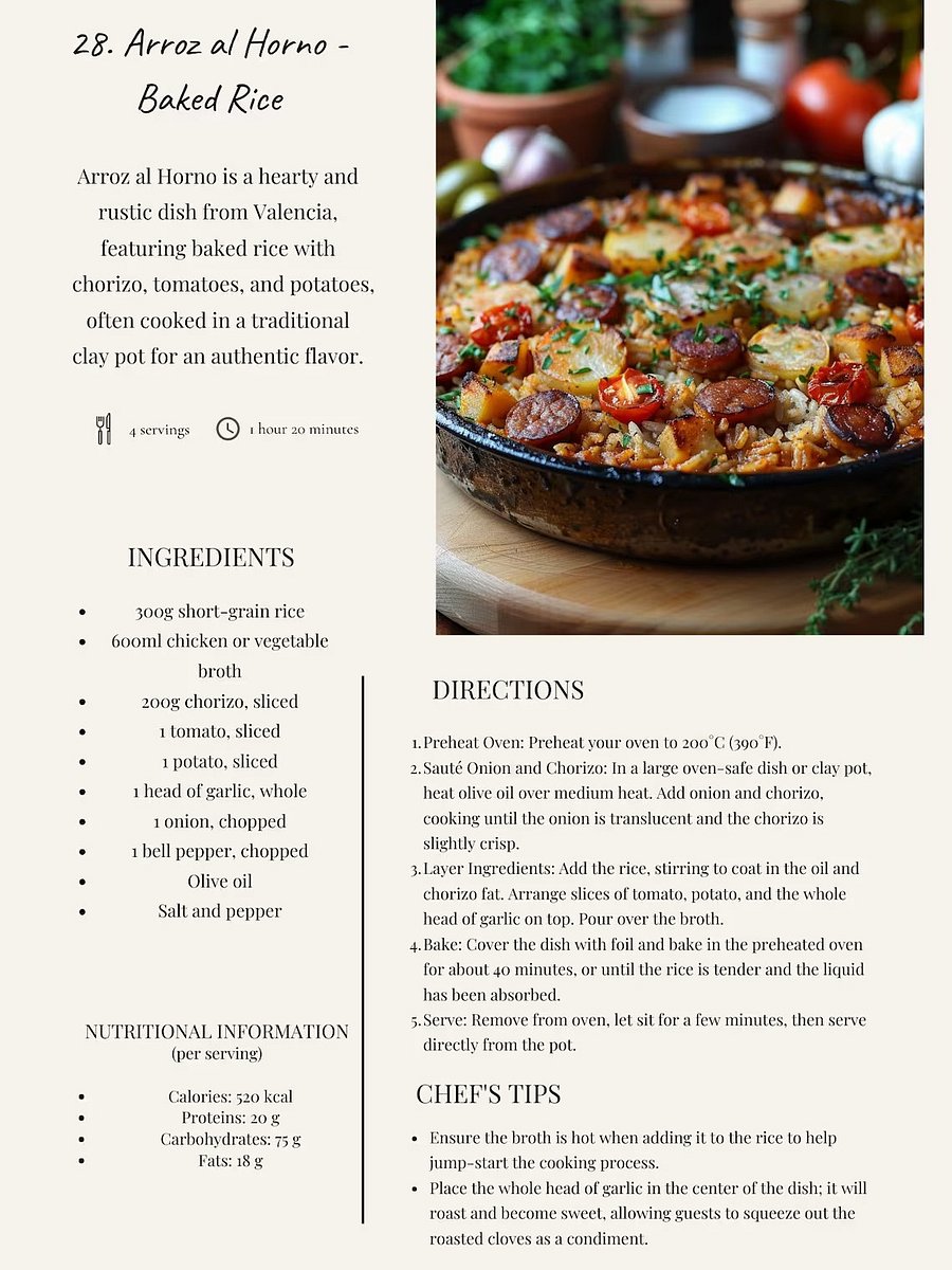 "108 Delicious Spanish Recipes - Discover the Beauty of Spanish Cuisine!" product image (5)