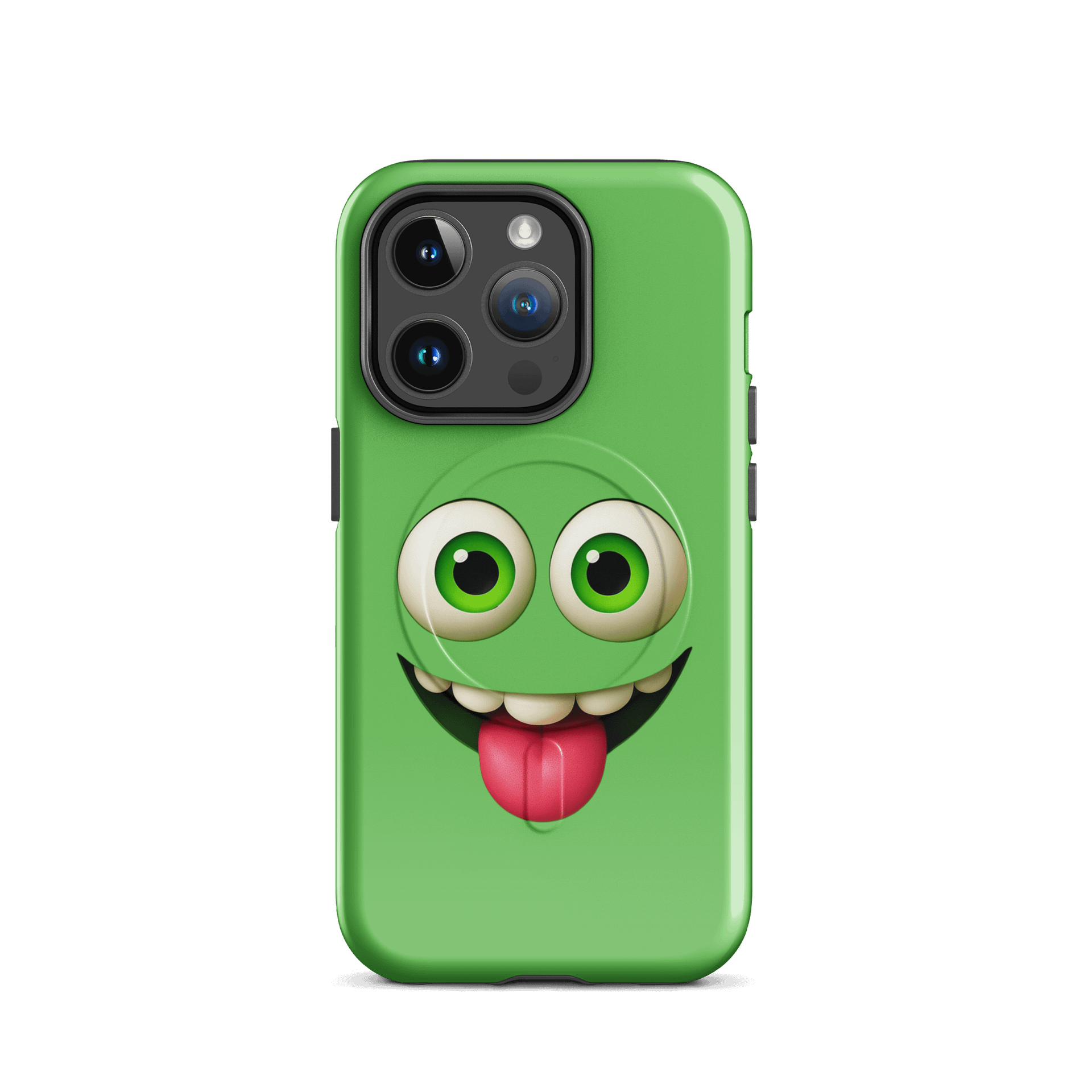 Cheeky Green Monster MagSafe® iPhone Case product image (2)