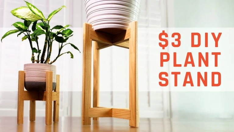 $3 Mid Century Modern Plant Stand Plans: Light Plants (PDF) product image (1)