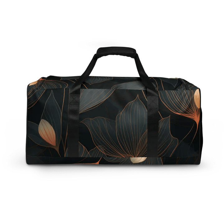 Golden Botanical Elegance Duffle Bag product image (1)