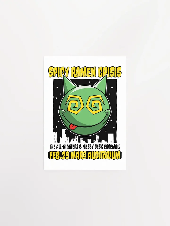 Spicy Ramen Crisis Poster – The Ultimate College Band Print! product image (5)