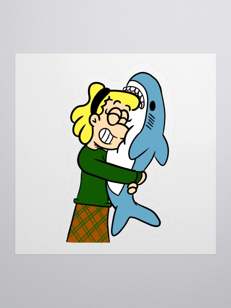 Tiff and Blahaj Sticker product image (1)