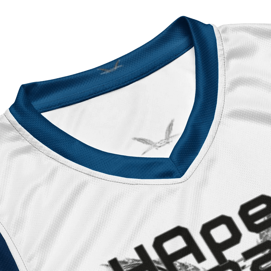 Cuban - White - Recycled Unisex Basketball Jersey - Black HApex Gear Black Logo product image (8)