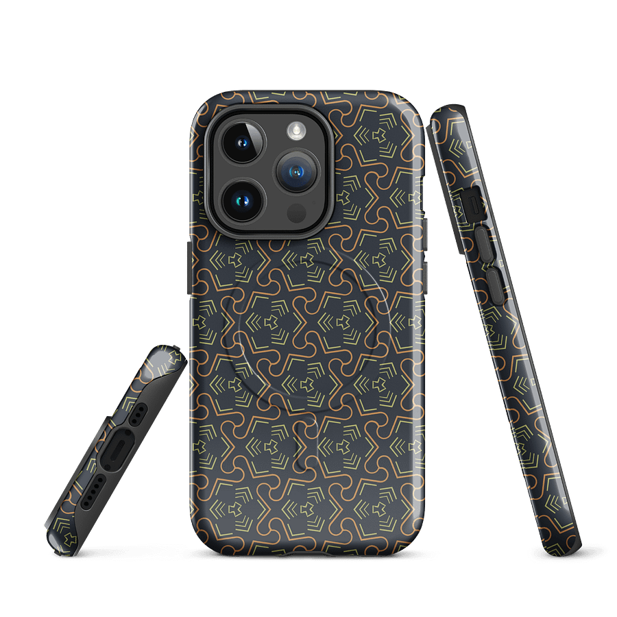 Groovy Grove Geometric Pattern Magsafe Tough Case for iPhone product image (1)
