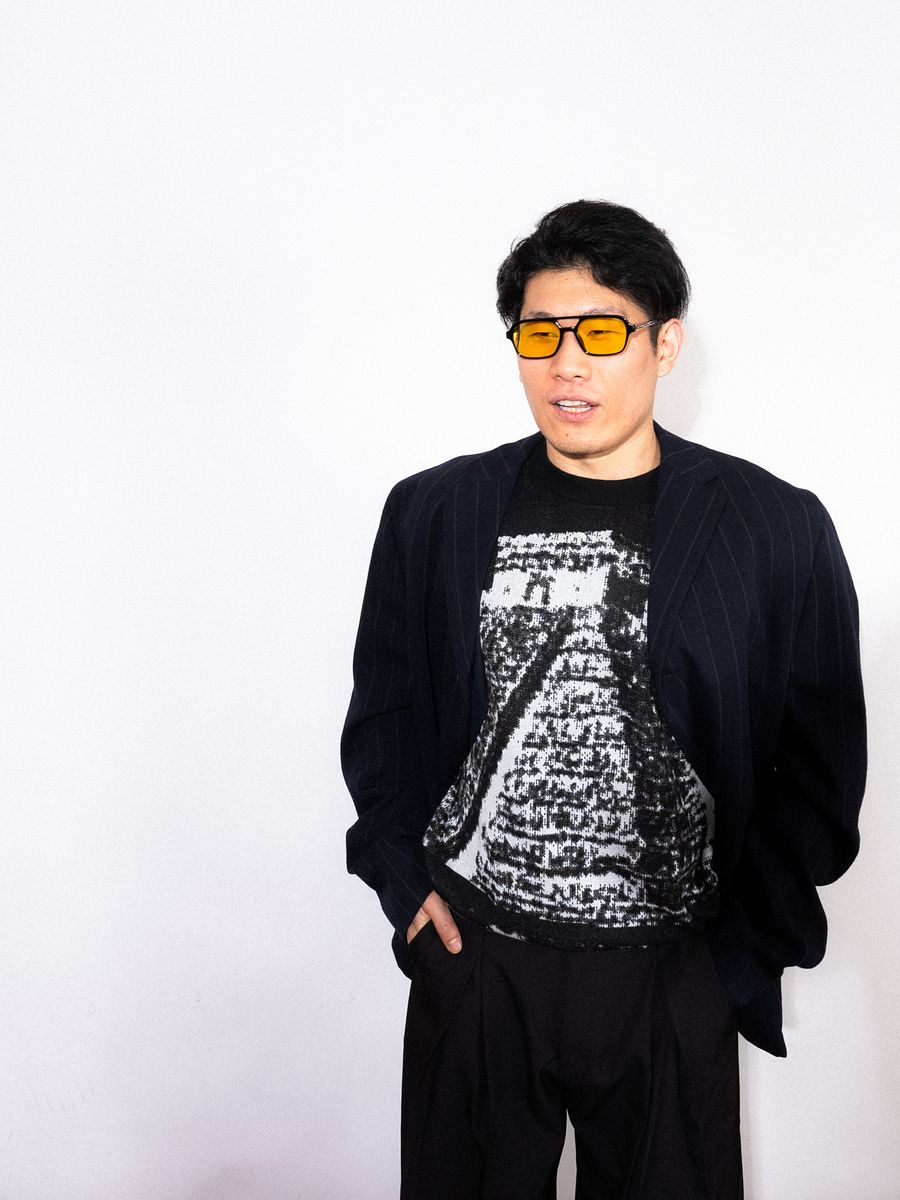 L'AGENCE PYRAMID KNITTED SWEATSHIRT LIMITED EDITION - WHITE product image (3)