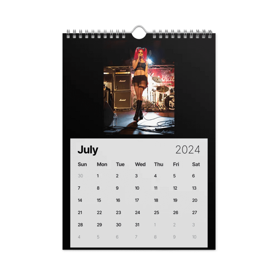 Weak Of Wanting Band 2024 Calendar product image (10)