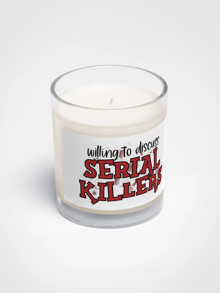 Bold Red Serial Killers Soy Wax Candle product image (2)