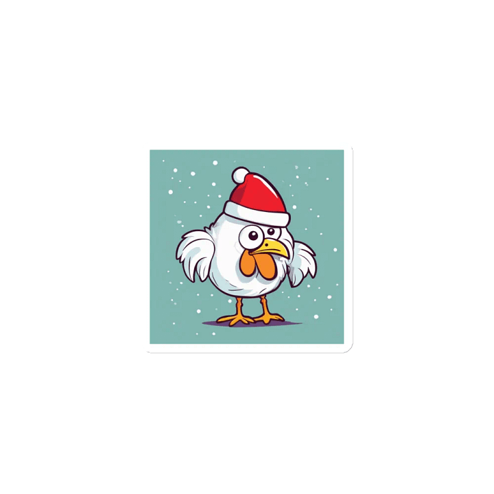 Santa Cluck Die-Cut Magnets product image (1)