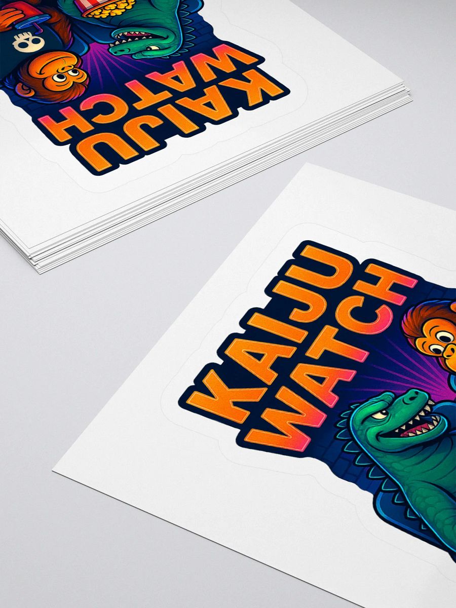Friday Night Kaiju Watch Buddies Kiss Cut Stickers product image (11)