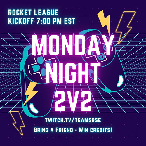 Monday Night 2v2 #rocketleague #tournament Bring a friend, get ready to rock!